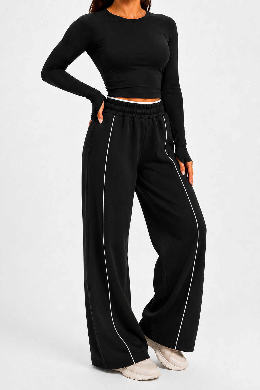 Wide leg Activewear Pants (PRE ORDER)