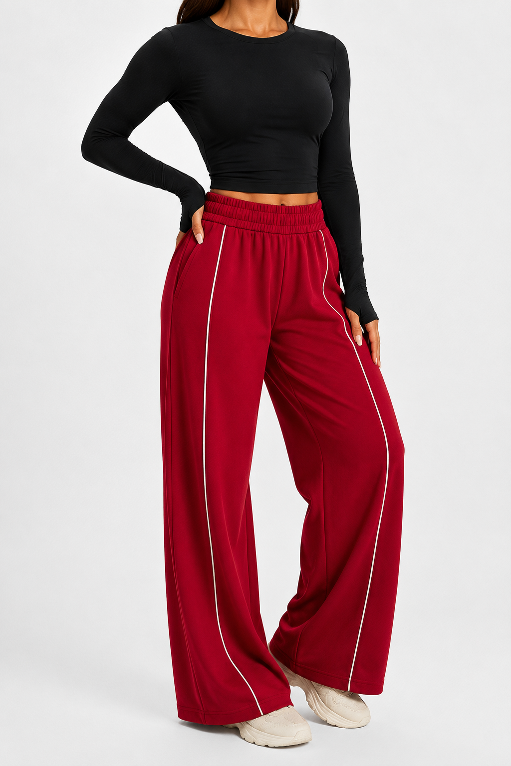 Wide leg Activewear Pants (PRE ORDER)