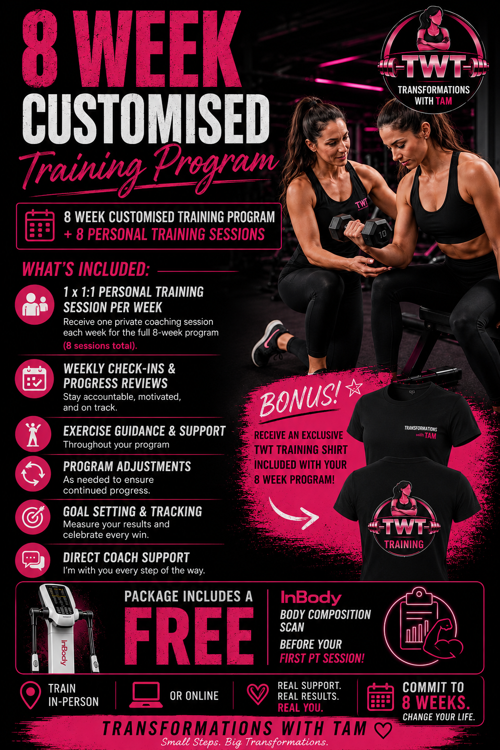 1.1 Personal Training & 8 Week Training Program
