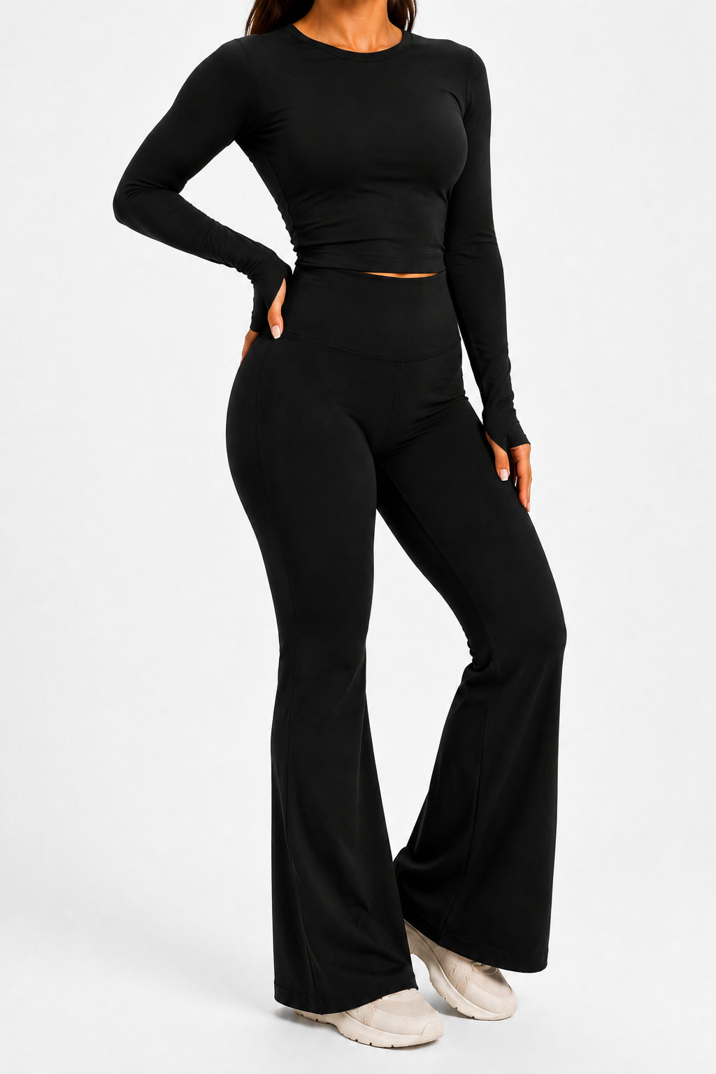 Black Dusk Longsleeved activewear top
